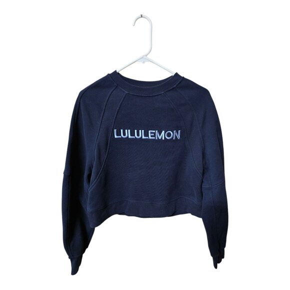 Ladies LULULEMON Scuba Oversized Pullover Wordmark *see description* - Picture 1 of 6